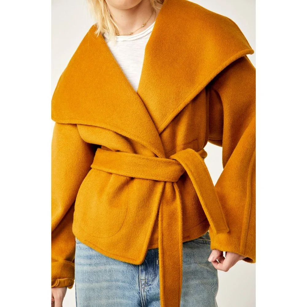 🎉LAST CHANCE🎉 FREE PEOPLE Mina Jacket / Narcissus - Picture 2 of 6